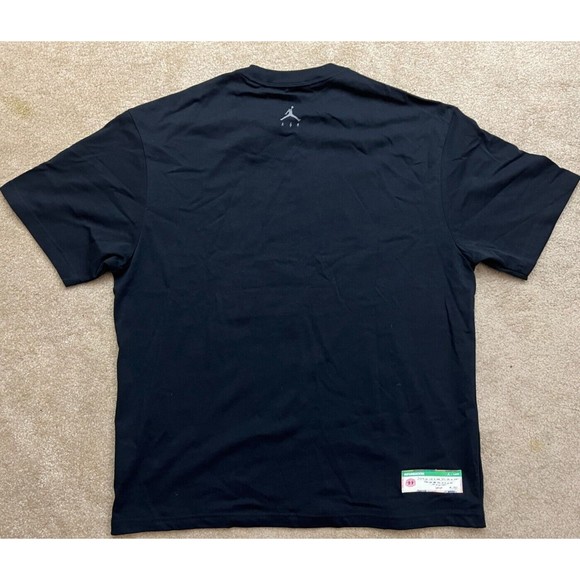 Jordan x J Balvin Short Sleeve Graphic Black Shirt DR2962-010 Mens Size L - Picture 2 of 7